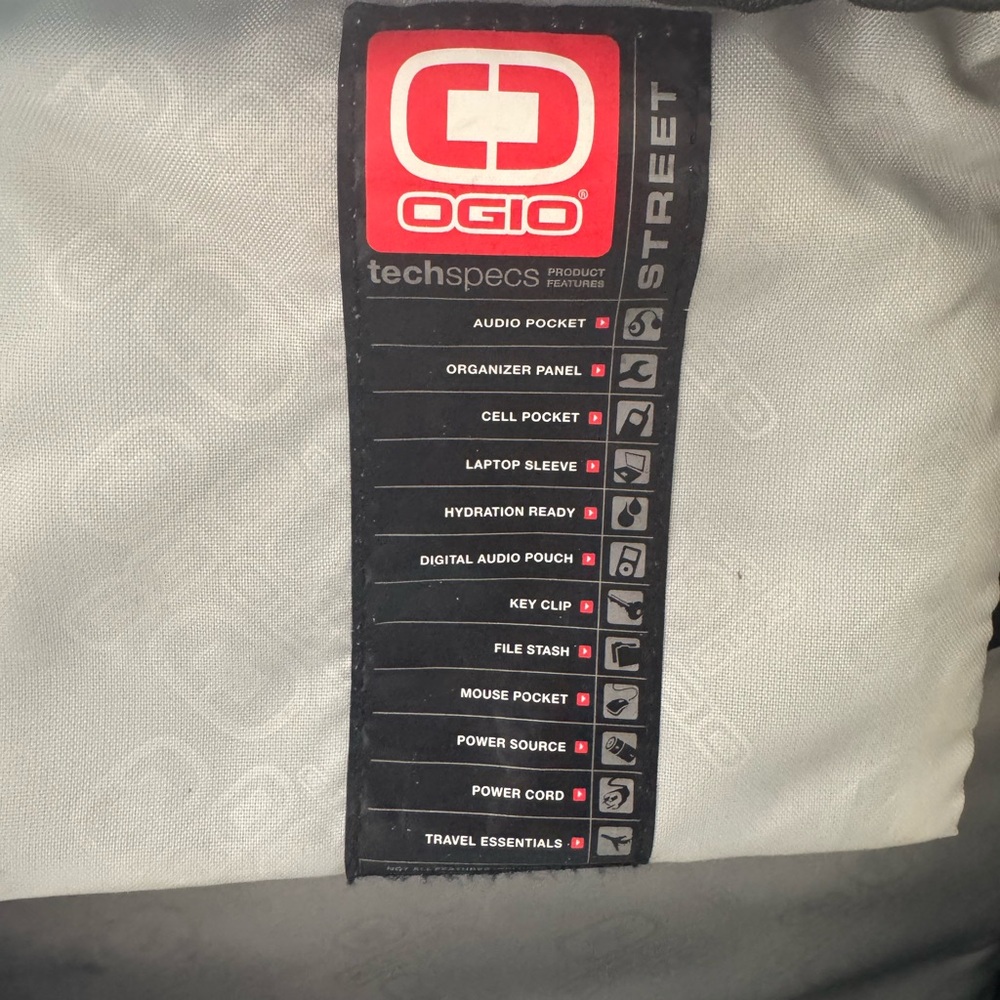 OGIO Charcoal Men's Backpack - Picture 5 of 8